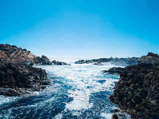 Water and Sky Meet, Canal Rocks