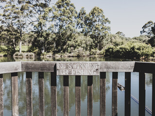 No Swimming or Fishing!