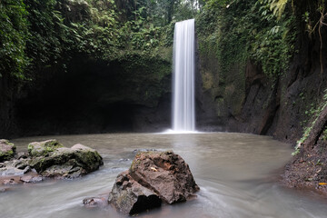 View of Tibumana waterfall. Bali, Indonesia.