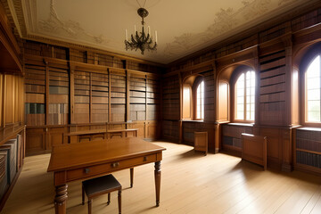 old library in the palace