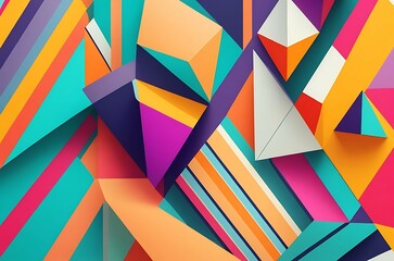 Visual and modern wallpapers with geometric shapes, lines and patterns