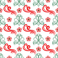 Free vector colorful swirls pattern