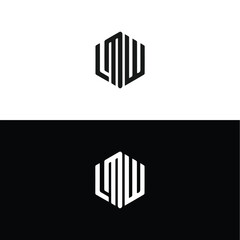 LMW logo. L M W design. White LMW letter. LMW, L M W letter logo design. Initial letter LMW linked circle uppercase monogram logo. L M W letter logo vector design.	

