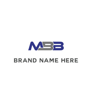 MBB logo. M B B design. White MBB letter. MBB, M B B letter logo design. Initial letter MBB linked circle uppercase monogram logo. M B B letter logo vector design.	
