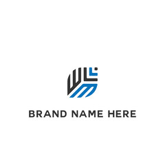 WM logo. W M design. White WM letter. WM, W M letter logo design. Initial letter WM linked circle uppercase monogram logo. W M letter logo vector design.	
