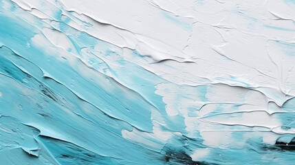 Closeup of abstract rough bright blue purple painting texture, with oil brushstroke, pallet knife paint on canvas, seamless pattern