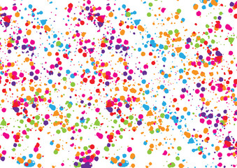 Abstract vector splatter dot color isolate background design. illustration vector design.