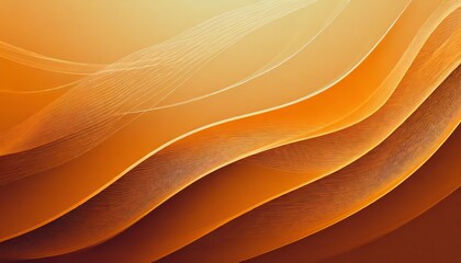 abstract orange background with waves