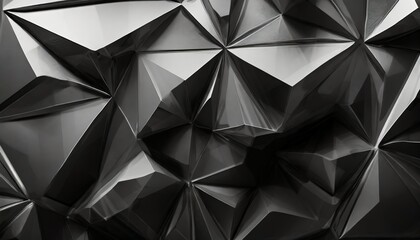 abstract background black shiny matte shapes polygon