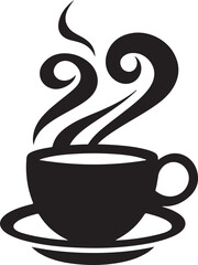 Coffee Cup Line Art Vector Illustration