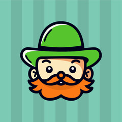 Leprechaun Icon Vector