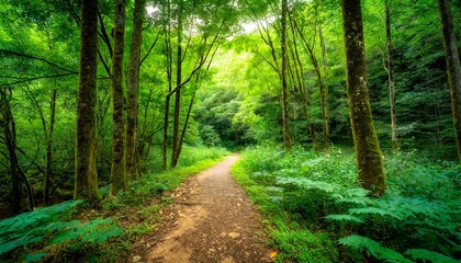 forest path in the wilderness