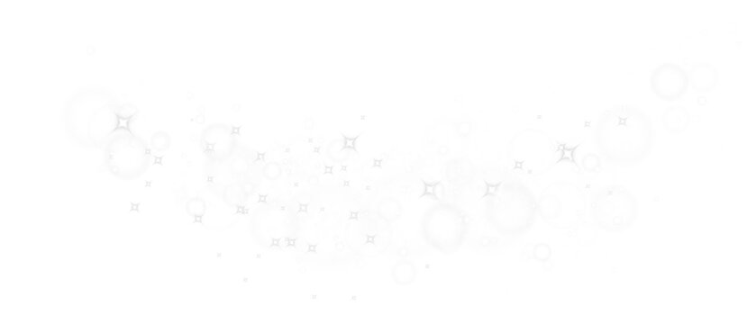 Christmas background. Powder dust light PNG. Magic shining white dust. Fine, shiny dust bokeh particles fall off lightly. Fantastic shimmer effect. PNG.
