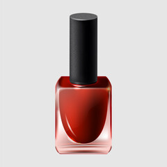 Obraz premium nail polish isolated on white