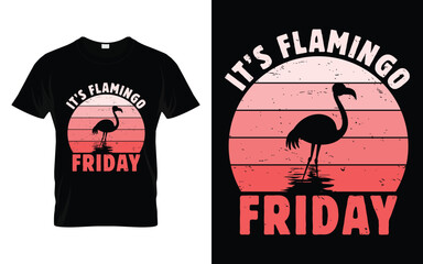 It’s Flamingo Friday Flamingos lover Funny Gift Flamingo T-Shirt © Arif Rabbani
