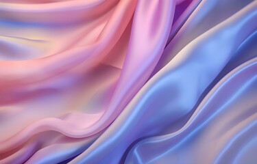 Obraz premium abstract background of elegant pink silk or satin texture with some smooth folds in it