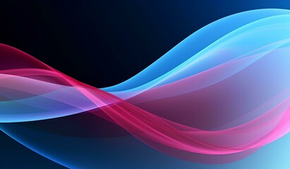 Fototapeta premium Abstract background with wavy lines. illustration for your design.