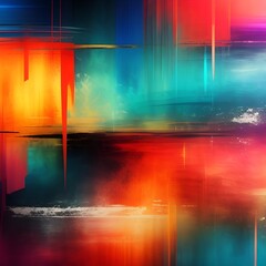 Naklejka premium abstract background with lights