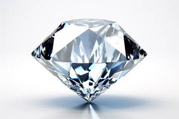 A Diamond For wedding celebration, Jewelry  against white background