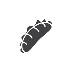 hot dog icon. sign for mobile concept and web design. outline vector icon. symbol, logo illustration. vector graphics.