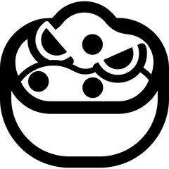 salad logo vector, salad icon vector, black and white salad vector, salad sticker vector, salad emoji vector