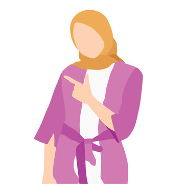 muslim woman pose