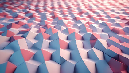 Abstract geometrical seamless 3d background