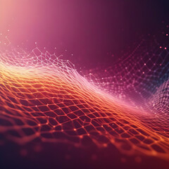 Abstract technology particles lines mesh background. Vector abstract graphic design banner pattern background web template.