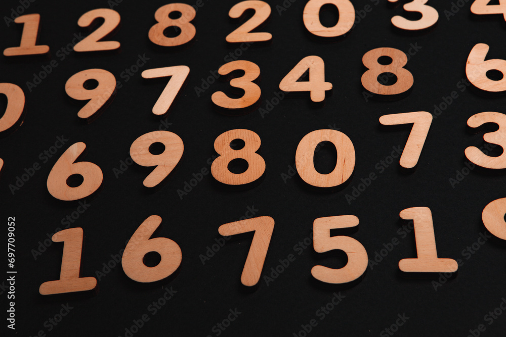 Poster background or texture of numbers. finance data concept. mathematic. banking or currency. business an