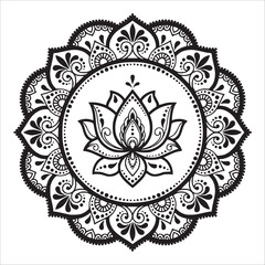 Obraz premium Stylish , fashionable and awesome Lotus Flower art and illustrator
