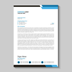 Modern professional business letterhead design