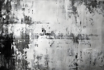 rusty metal surface with cracking texture and background, black and white color