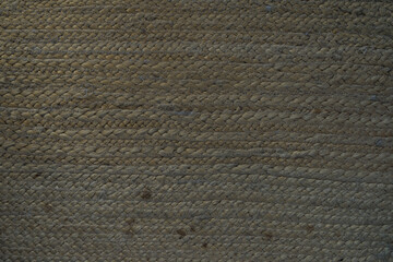 texture of jute carpet closeup