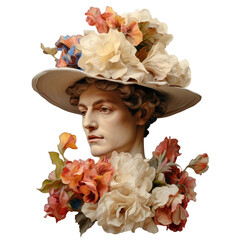 Ancient model of flower person