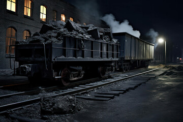 Old train travel smoke transportation railway locomotive rail railroad steam engine vintage - obrazy, fototapety, plakaty