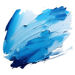 blue paint brush stroke