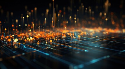 ai, network, technology, artificial intelligence, energy, innovation, future, digital, link, tech. smart cityscape with neon border builder. futuristic communication technology concept and innovation.