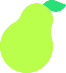 pear vector sticker, pear vector emoji, pear vector design