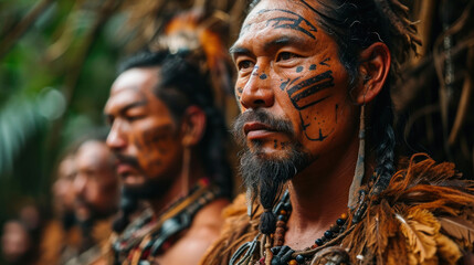 Maori Essence: A Cultural Portrait from New Zealand. Generative AI