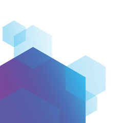 Obraz premium Geometric Hexagon Corners