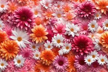 Fototapeta na wymiar 3d wallpaper of beautiful flower background