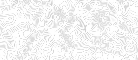 Abstract topographic contours map background. Modern design with White background with topographic wavy pattern design .White wave paper curved reliefs abstract background .geographical map shades.