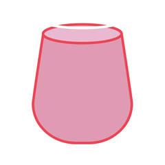 Obraz premium glass of alcohol illustration