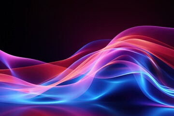 wave, line, art, curve, design, flow, motion, smooth, flowing, gradient. abstract art background image with smooth lines mystery blue color motion curve mix it middle, likes liquid via ai generate.