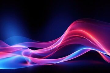 wave, line, art, curve, design, flow, motion, smooth, flowing, gradient. abstract art background image with smooth lines mystery blue color motion curve mix it middle, likes liquid via ai generate.
