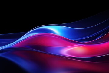 wave, line, art, curve, design, flow, motion, smooth, flowing, gradient. abstract art background image with smooth lines mystery blue color motion curve mix it middle, likes liquid via ai generate.