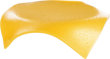 Close up view isolated cheese on plain background suitable for your element project.