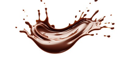 Luscious Chocolate on a transparent background