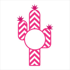 Stylish , fashionable  and awesome Cactus Love art and illustrator
