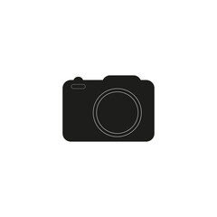Photo camera vector icon. camera icon vector illustration logo template for many purpose. Isolated on white background. - 697746875